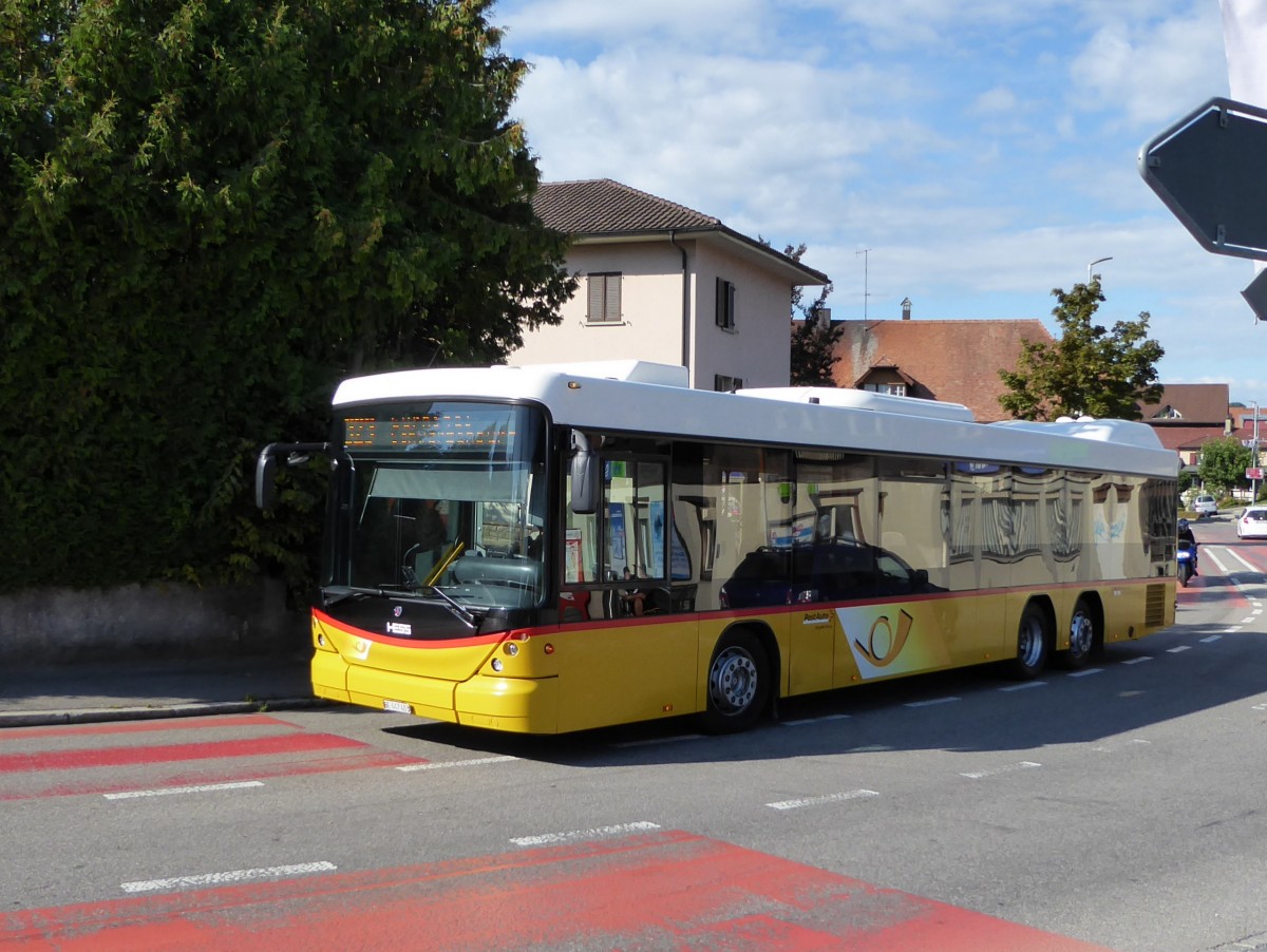 Postauto - Scania-Hess BE  447403 unterwegs in Schwarzenburg am 12.09.2015