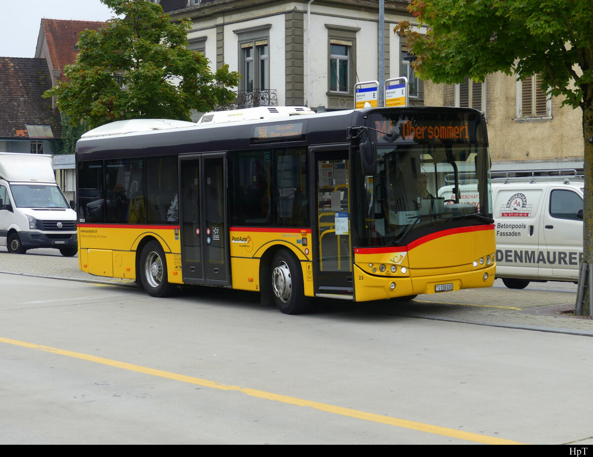 Postauto - Solaris  TG  158030 in Amriswil am 22.09.2021