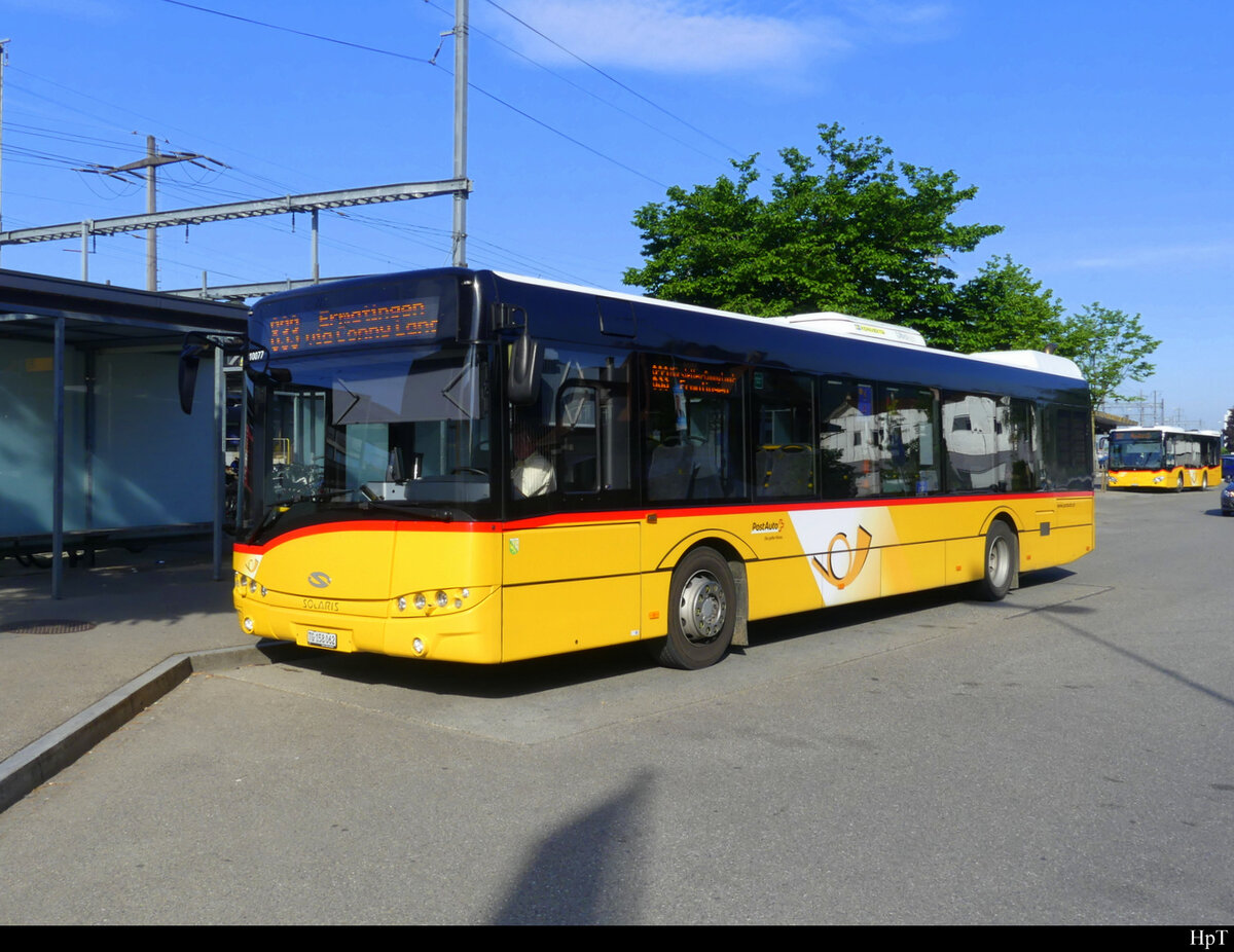 Postauto - Solaris TG 158062 in Weinfelden am 11.05.2022