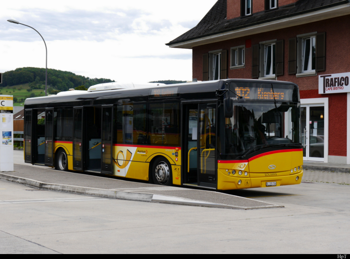 Postauto - Solaris Urbino  BL  205706 in Gelterkinden am 28.08.2020