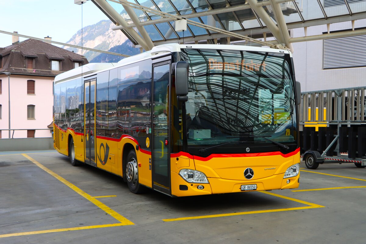 Postbus Mercedes Benz Citaro 2 am 07.07.26 in Chur Bahnhof 