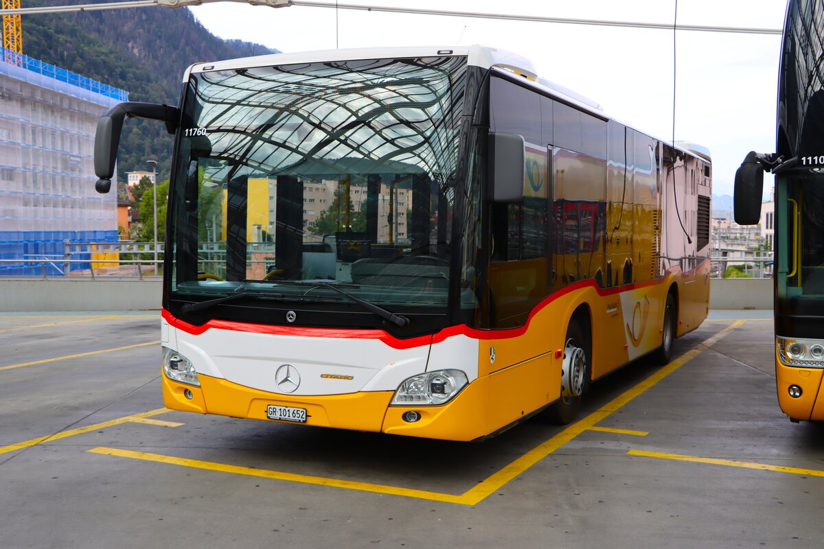 Postbus Mercedes Benz Citaro K am 07.07.26 in Chur Bahnhof 