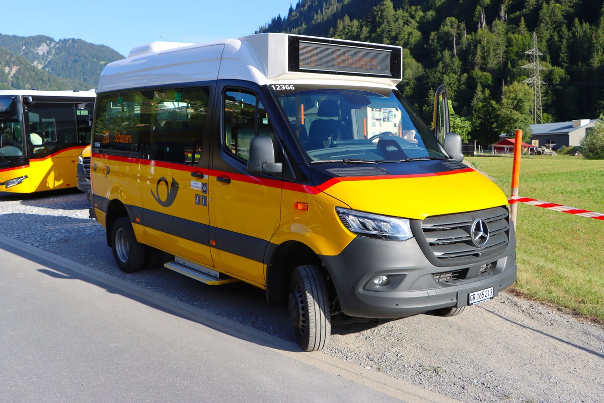 Postbus Mercedes Benz Sprinter am 07.07.26 in Schiers 