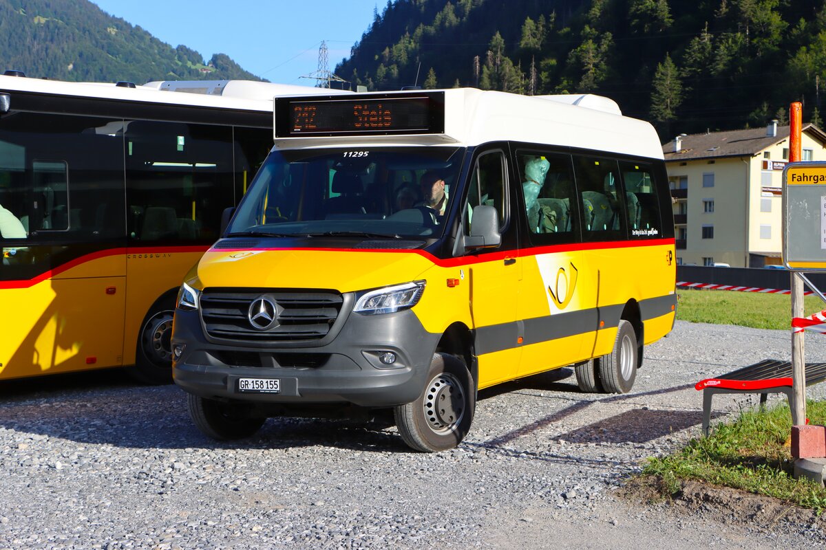 Postbus Mercedes Benz Sprinter am 07.07.26 in Schiers 