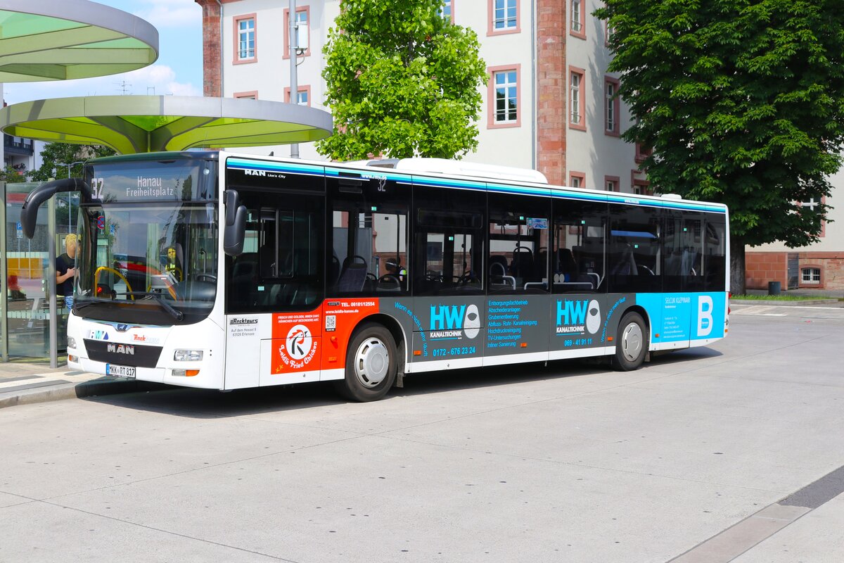 Racktours MAN Lions City am 07.06.24 in Hanau Freiheitsplatz