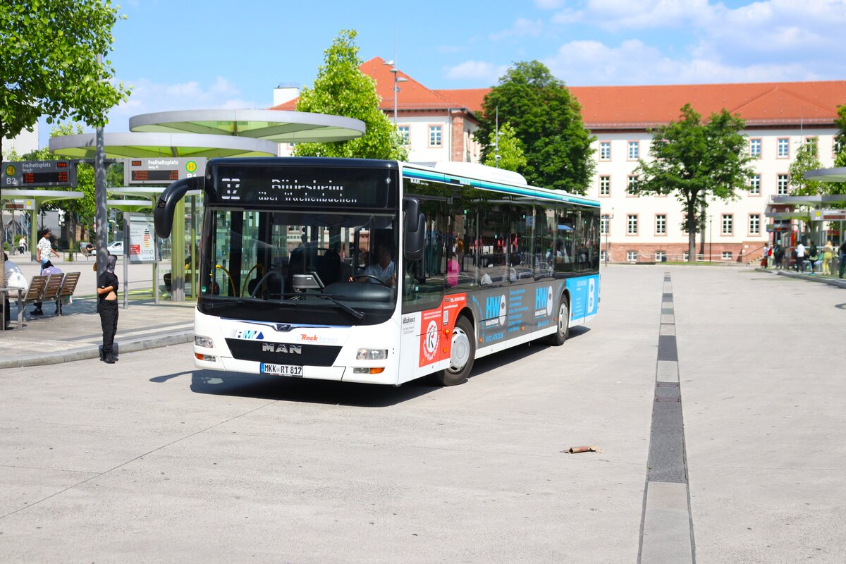 Racktours MAN Lions City am 07.06.24 in Hanau Freiheitsplatz