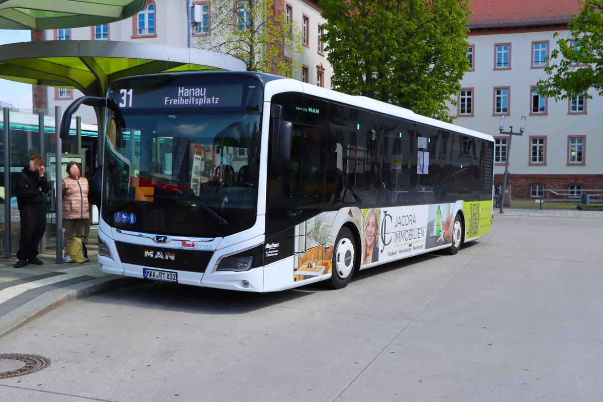 Racktours MAN Lions City am 14.04.26 in Hanau Freiheitsplatz