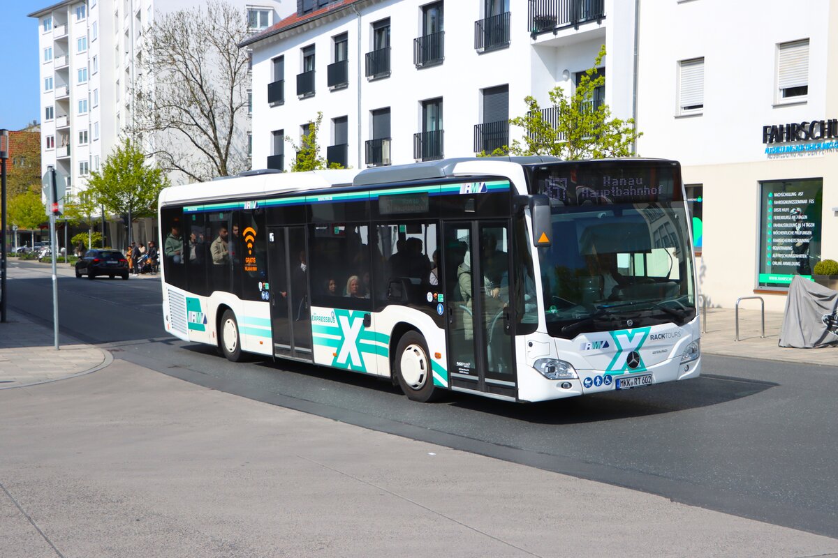 Racktours Mercedes Benz Citaro 2 Ü am 14.04.26 in Hanau Freiheitsplatz