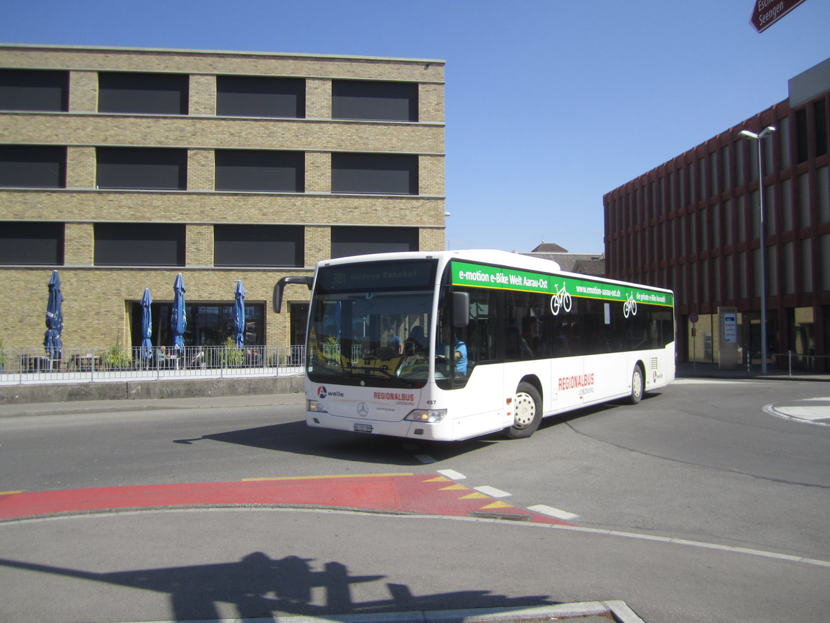 RBL (Eurobus) Nr. 457 (Mercedes Citaro Facelift O530Ü) am 16.5.2020 beim Bhf. Lenzburg