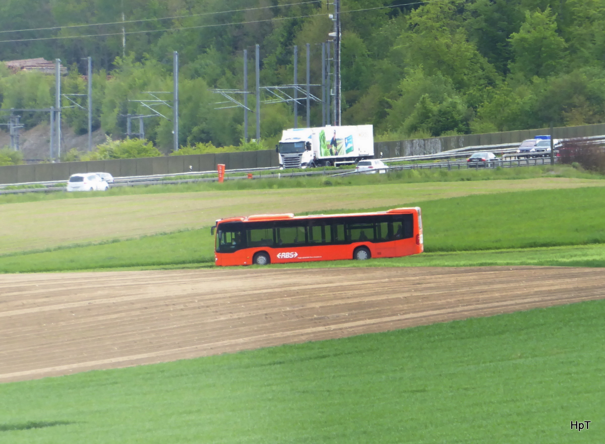 RBS - Mercedes Citaro  Nr.15  BE  246015 unterwegs auf Überland ausserhalb von Schönbühl am 13.05.2017