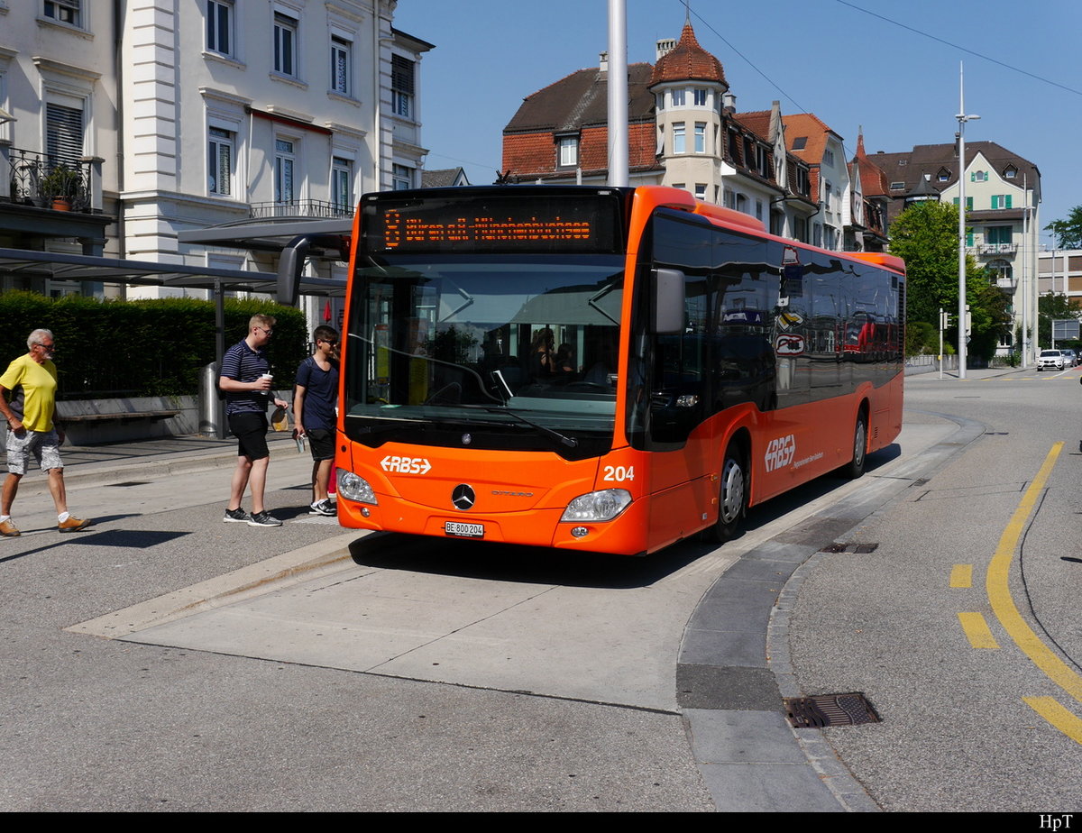 RBS - Mercedes Citaro  Nr.204  BE  800204 unterwegs auf der Linie 8 in Solothurn am 30.06.2018