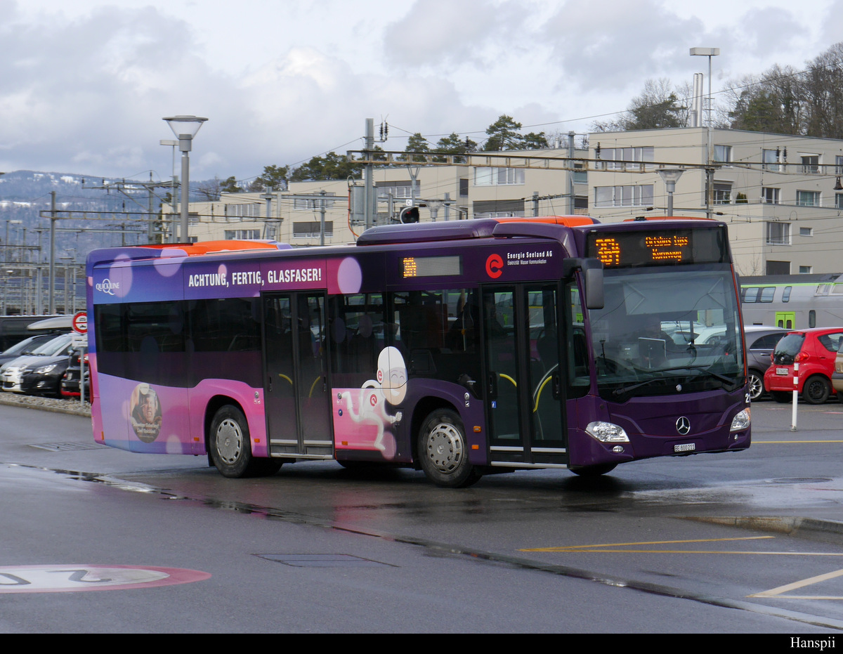 RBS - Mercedes Citaro  Nr.211  BE  800211 unterwegs in Lyss am 16.02.2019