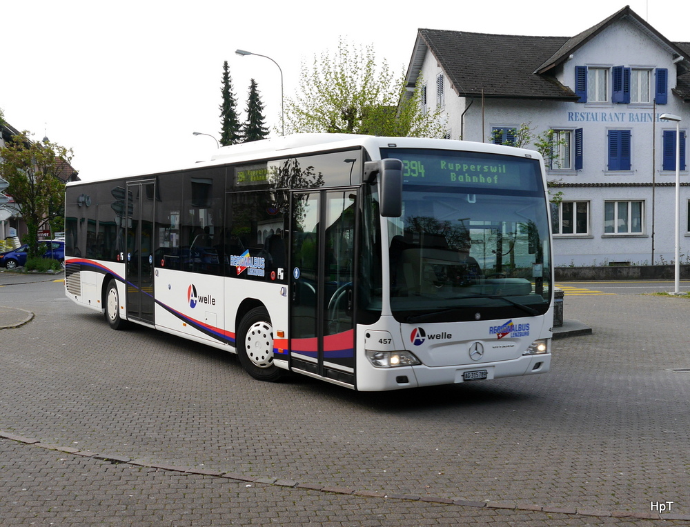 Regiobus Lenzburg - Mercedes Citaro Nr.457  AG 315789 in Rupperswil am 
25.04.2014