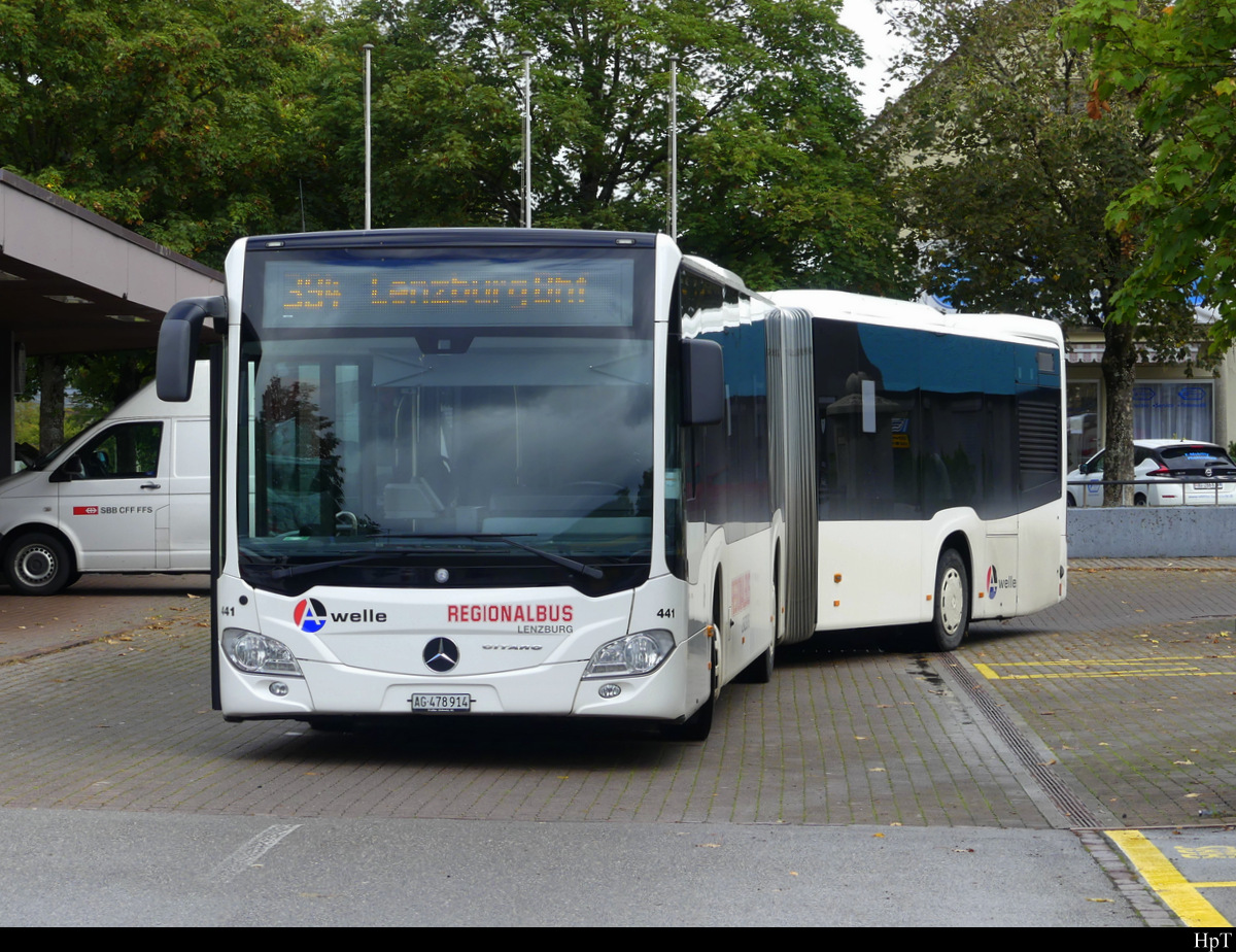 Regiobus Lenzburg - Mercedes Citaro  Nr.441  AG  478914 in Rupperswil am 06.10.2021