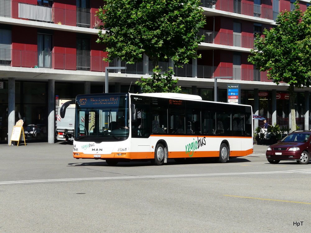 regiobus - MAN Lion`S City  Nr.24  SG 88221 unterwegs in Gossau am 05.09.2013