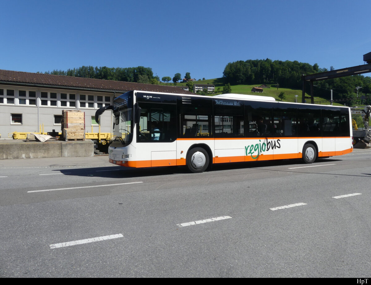 regiobus - MAN Lion`s City Nr.27  SG 306527 unterwegs in Herisau am 12.06.2022