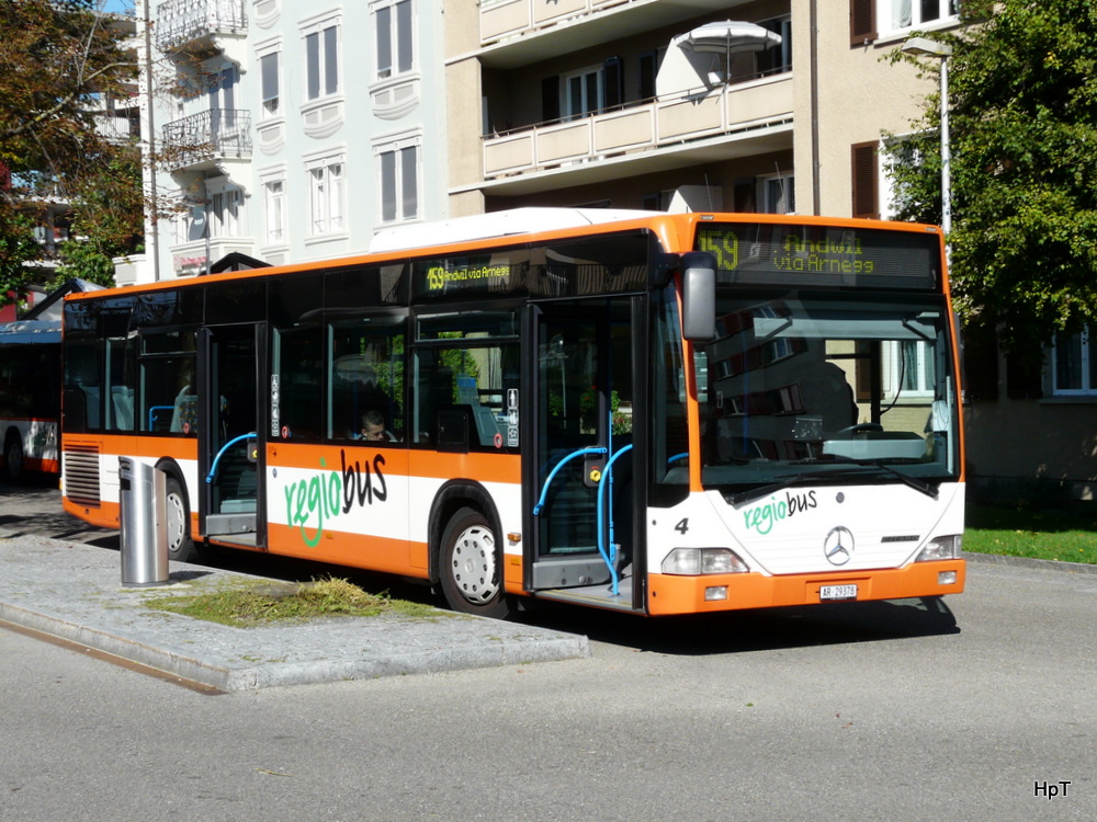 regiobus - Mercedes Citaro  Nr.4  AR 29378 unterwegs in Gossau am 05.09.2013