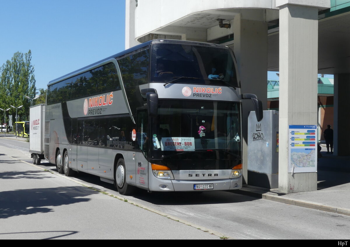 Reisebus - Setra S 415 H unterwegs in Bregenz/A am 08.07.2022