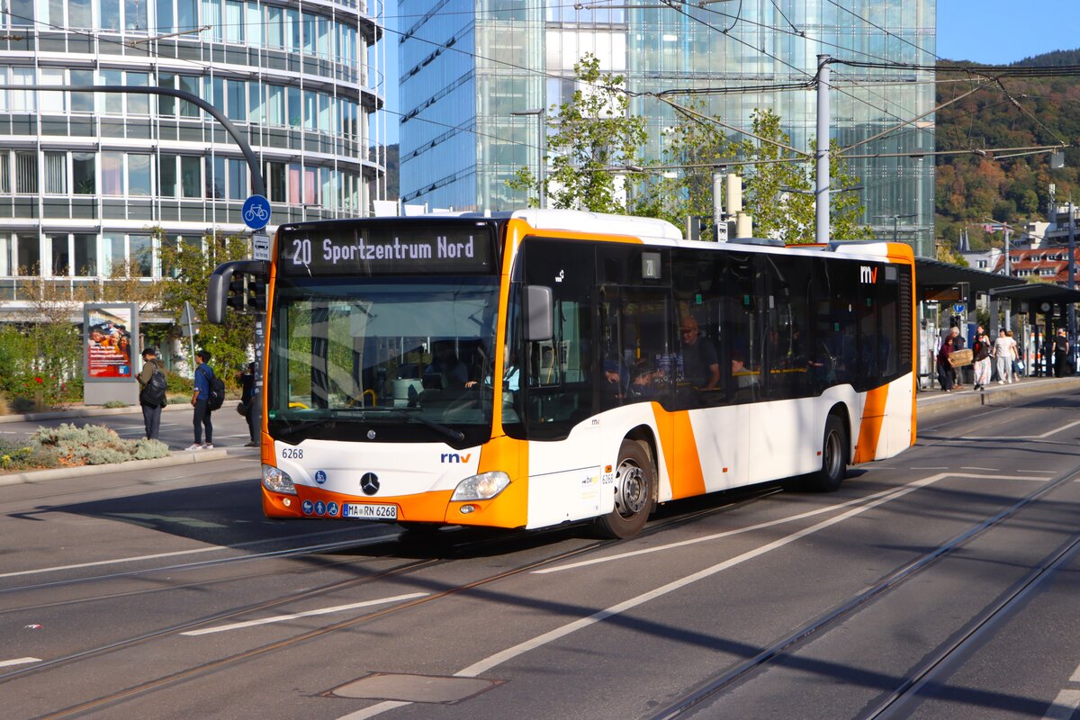 RNV Mercedes Benz Citaro 2 Wagen 6268 am 27.09.26 in Heidelberg
