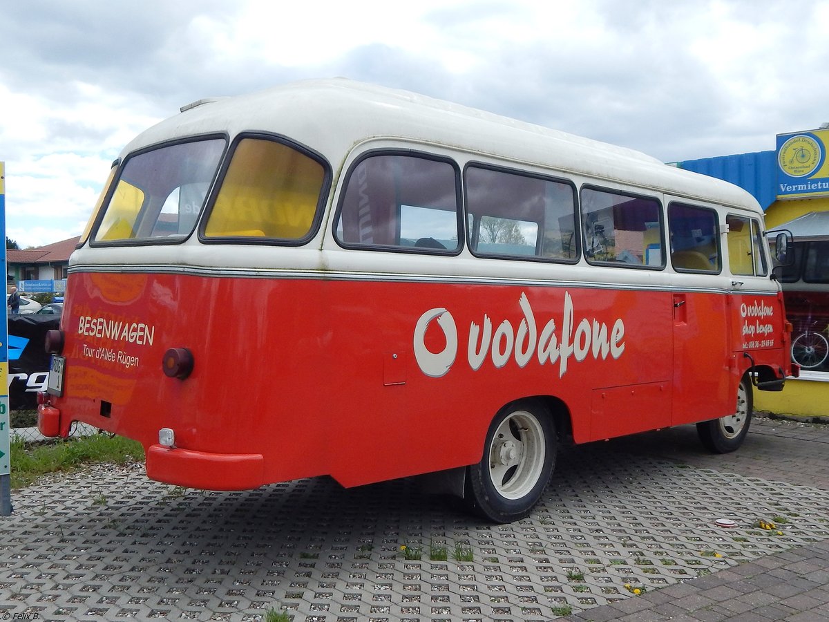 Robur von Vodafone in Binz am 01.05.2018