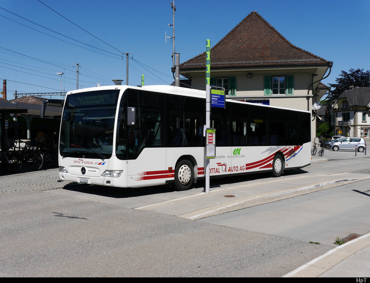 Rottal Auto AG - Mercedes Citaro  Nr.5  LU  15534 als Bahnersatz für die BLS in Langnau am 05.07.2020