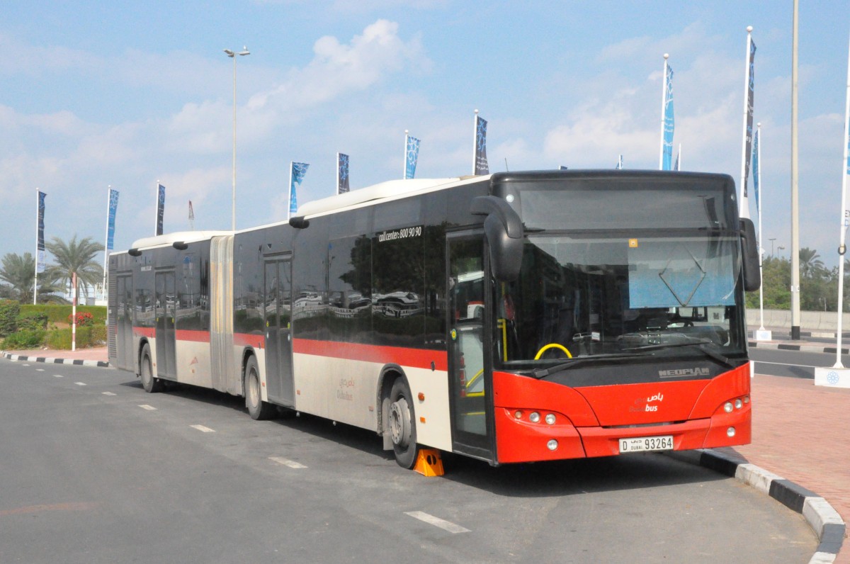 RTA, Dubai. Neoplan N4522 in Gold Souq Bus Station. (23.11.2013)