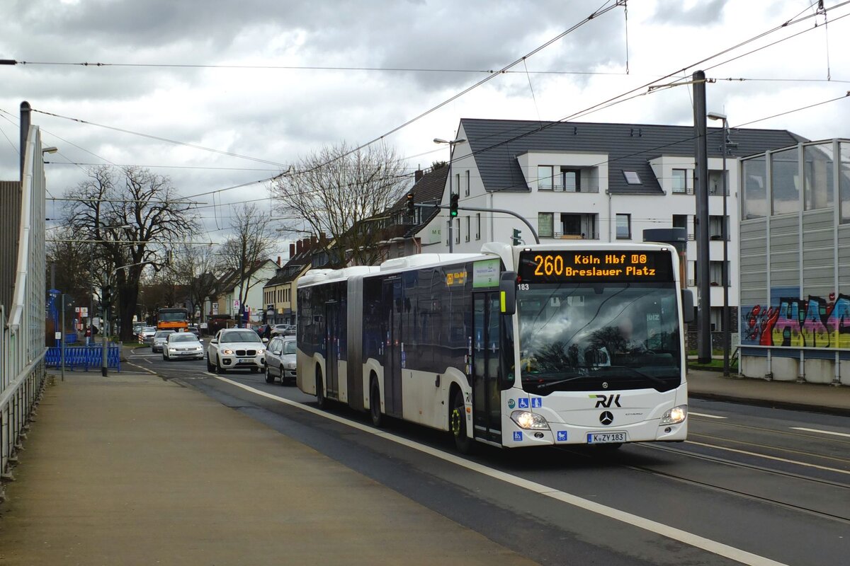 RVK KOM 183
K-ZY 183
Linie 260, Köln Hbf
Köln, Im Weidenbruch
13.03.2023