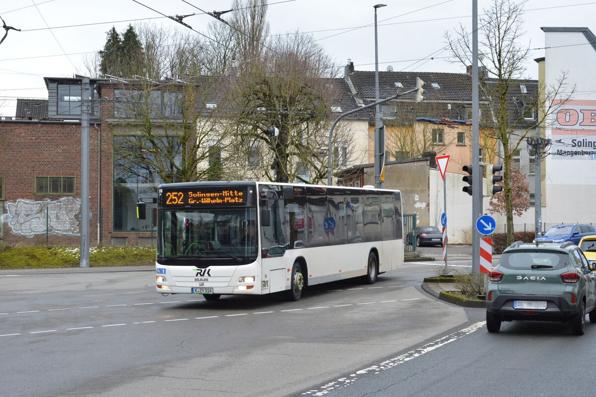 RVK KOM 516
K-ZY 516
Linie 252, Graf-Wilhelm-Platz
Solingen, Bf Mitte
