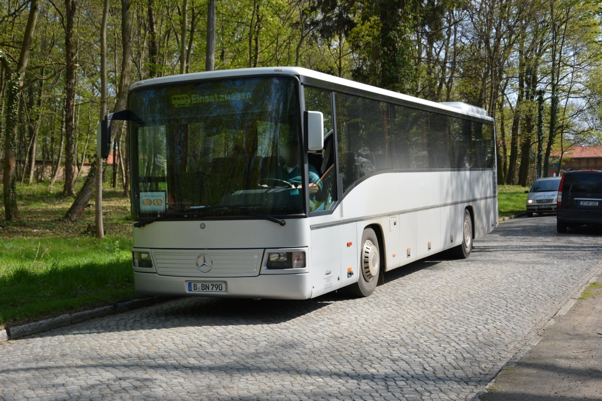 S-Bahn Ersatzverkehr der Linie 5 (S-Bahn Berlin) am 12.04.2014 in Hoppegarten. B-BN 790.