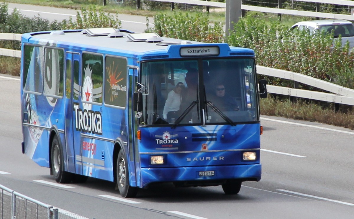 Saurer, Trojka Partybus, près de Berne 30.08.2014