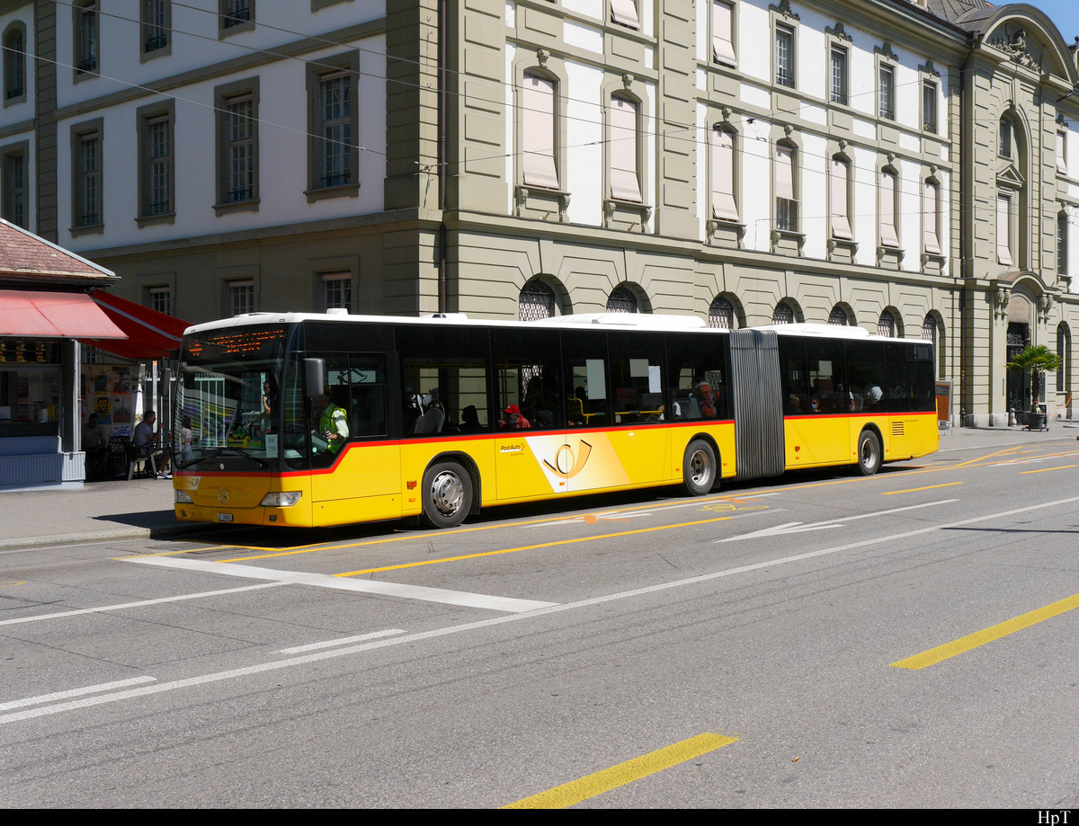 SBB Bahnersatz - Bern nach Freiburg mit dem Mercedes Citaro  SZ  58001 von Postauto unterwegs in Bern am 08.08.2020