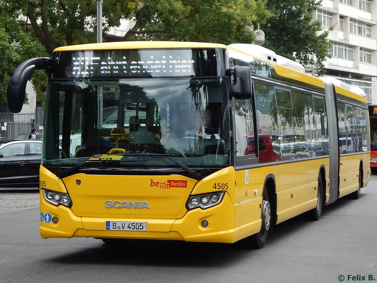 Scania Citywide der BVG in Berlin am 24.08.2015