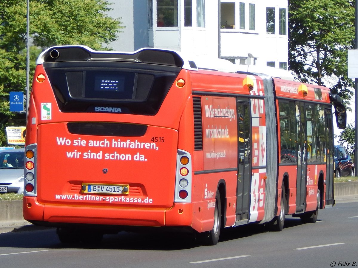 Scania Citywide der BVG in Berlin am 10.06.2016