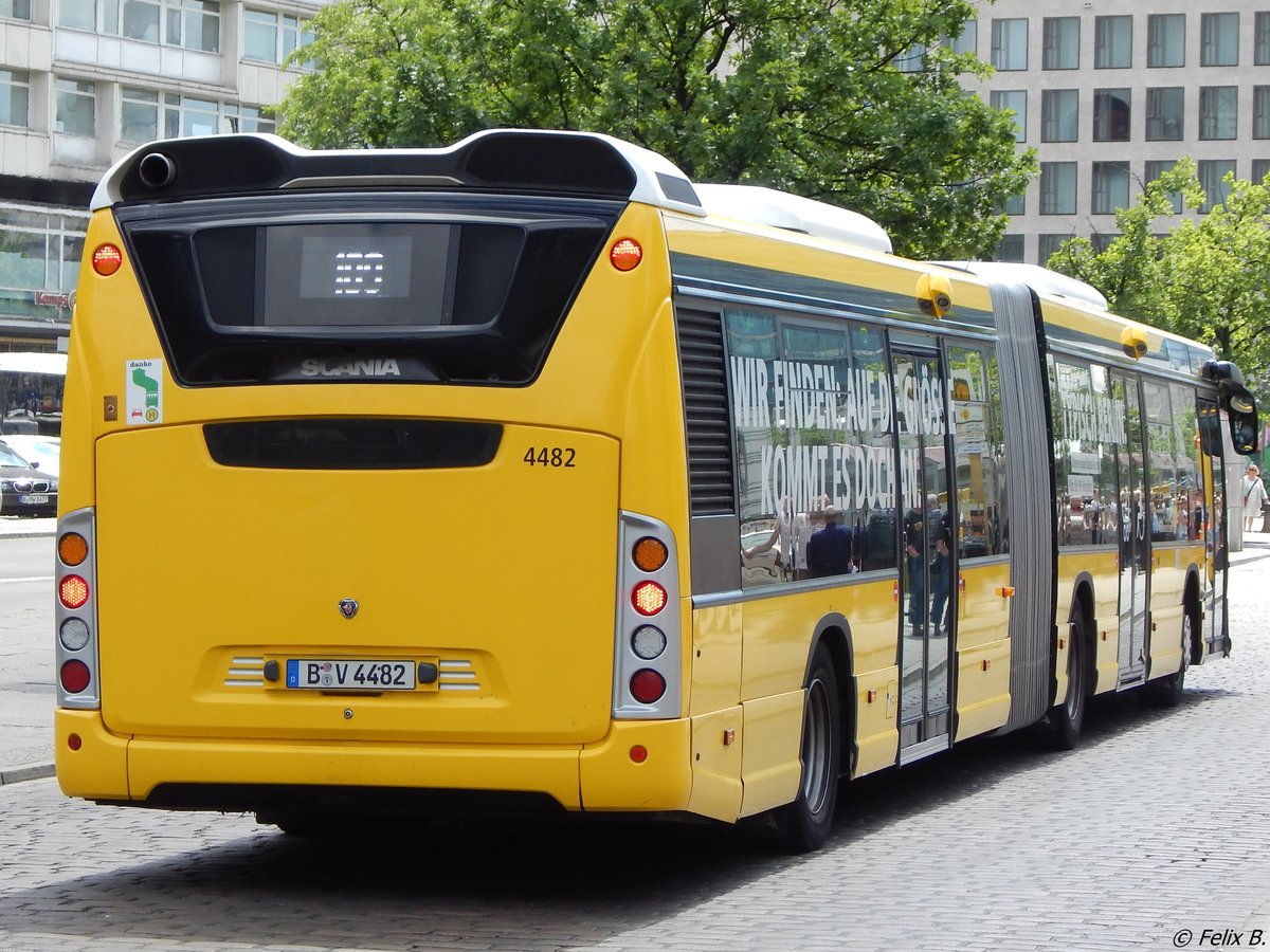 Scania Citywide der BVG in Berlin am 10.06.2016