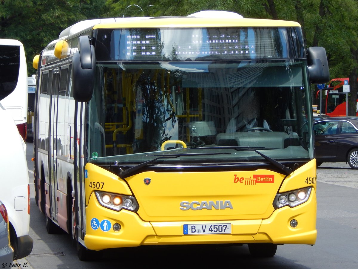 Scania Citywide der BVG in Berlin am 10.06.2016