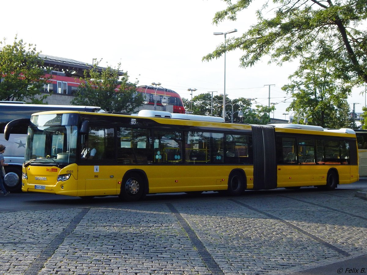 Scania Citywide der BVG in Berlin am 10.06.2016