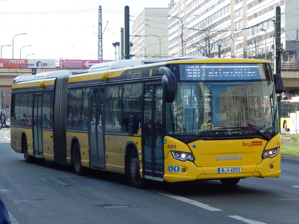 Scania Citywide der BVG in Berlin am 30.03.2019