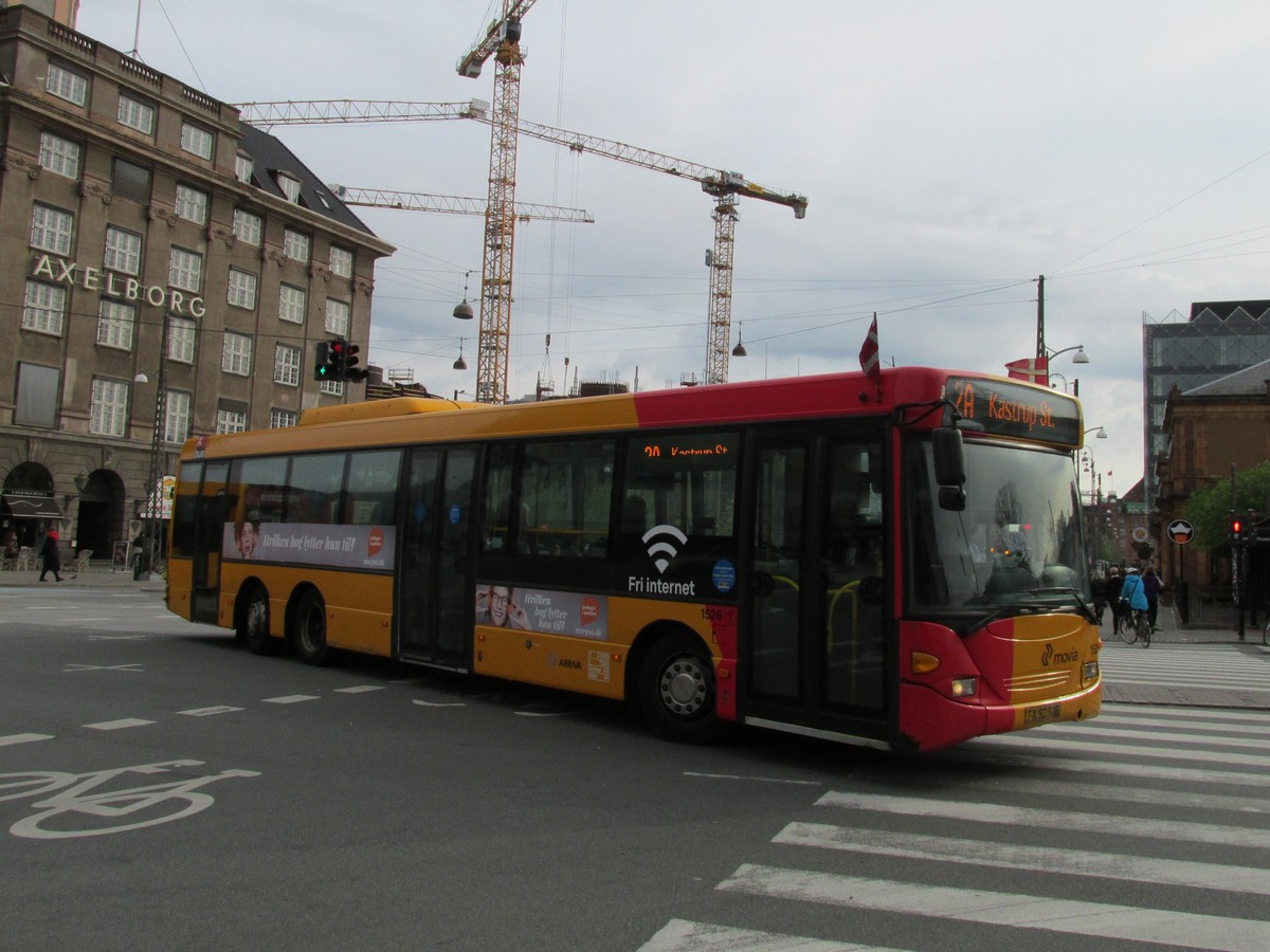 Scania CL94UB 6x2 (Omni Link 6x2), Arriva Danmark #1526, 5.05.2015 Kopenhagen
