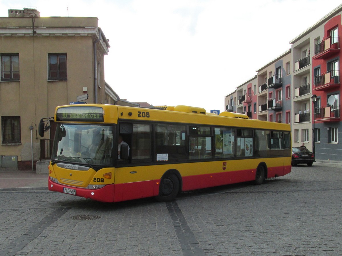 Scania CN280UB 4x2 EB (Omni City), MPK Łomża #208, 1.06.2015 Łomża