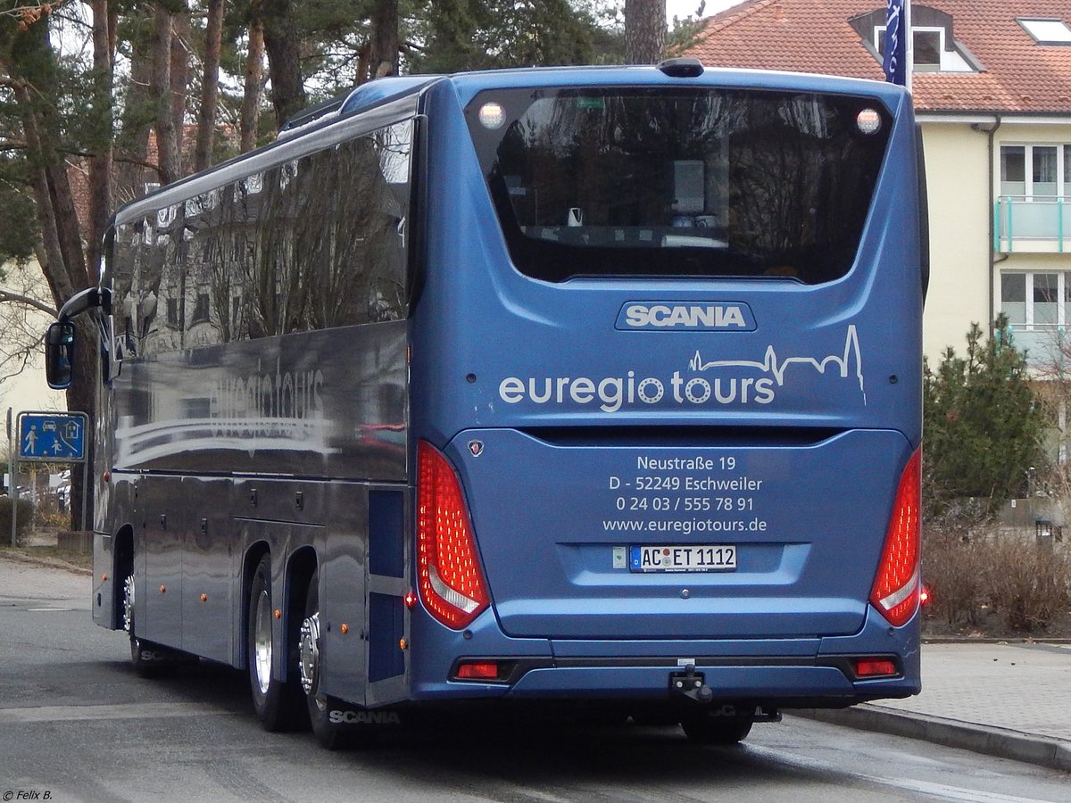 Scania InterLink von Euregio Tours aus Deutschland in Binz am 14.04.2018
