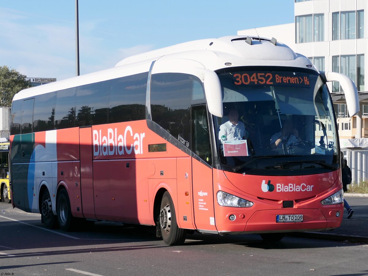 Scania Irizar von BlaBlaCar/To Europe aus Deutschland in Berlin am 10.10.2021