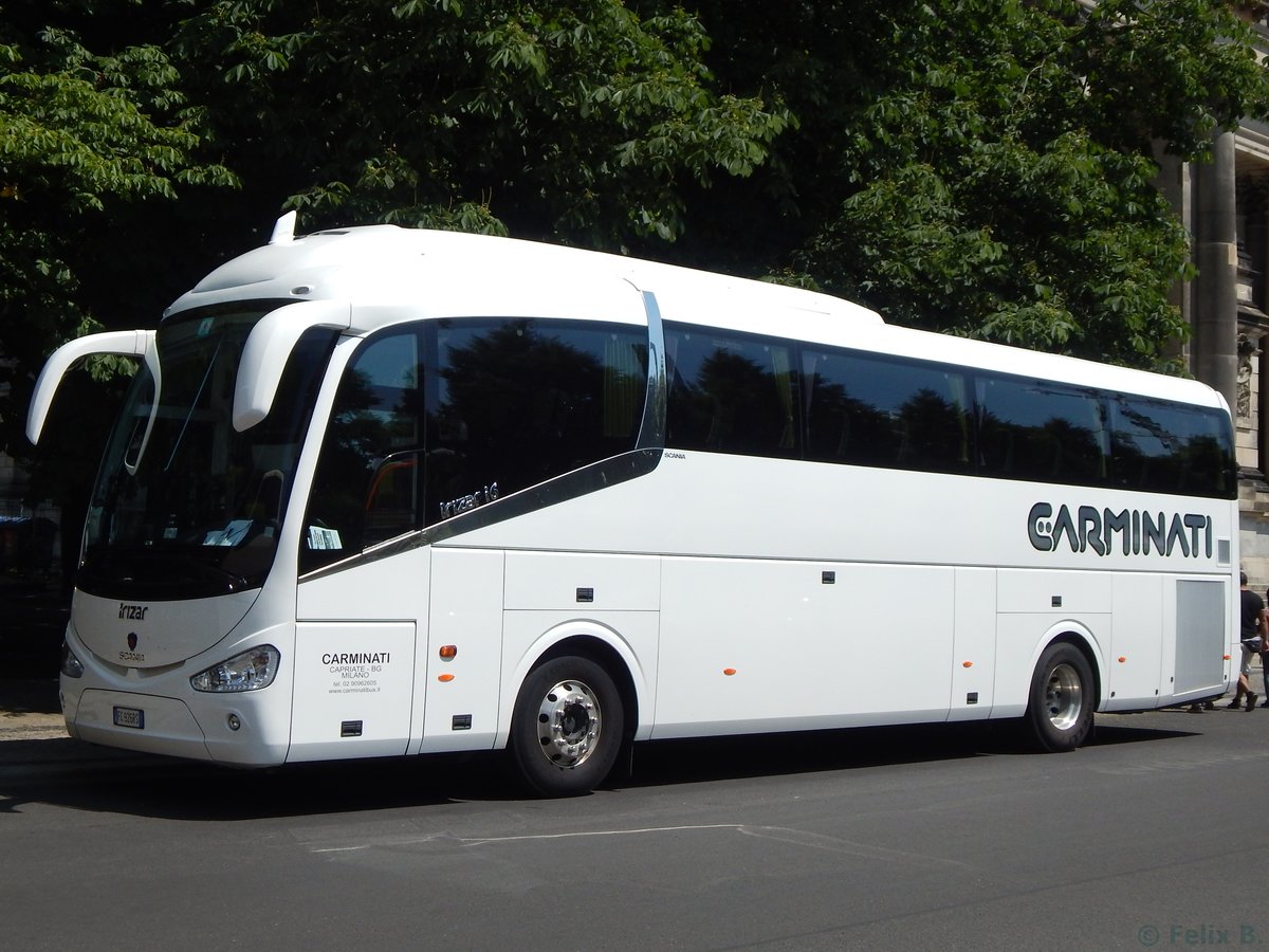 Scania Irizar von Carminati aus Italien in Berlin am 08.06.2016