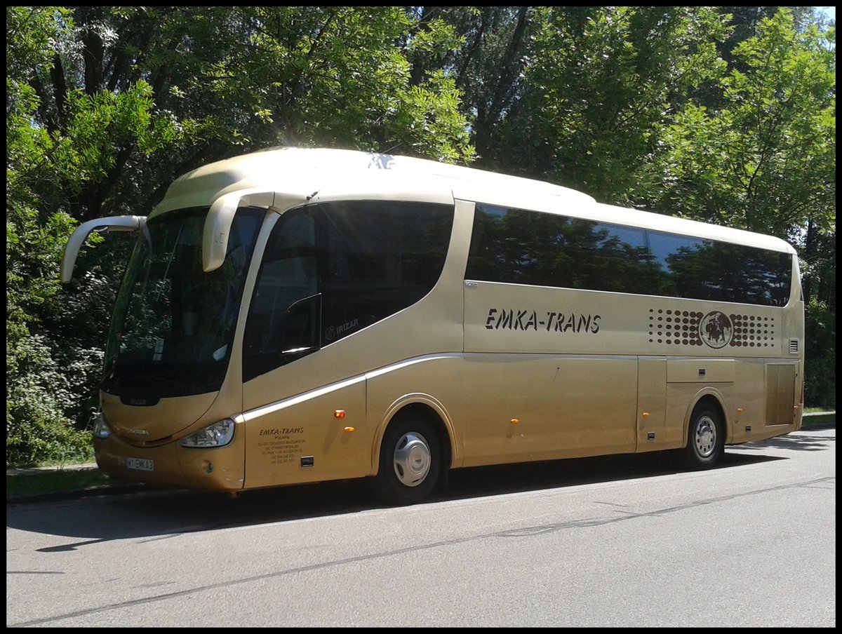 Scania Irizar von Emka-Trans aus Polen in Filderstadt am 29.06.2014