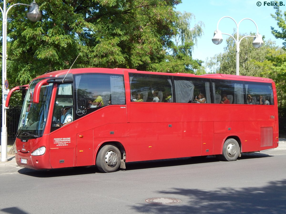 Scania Irizar von Krajowe i międzynarodowe przewozy autokarowe aus Polen in Berlin am 07.06.2016