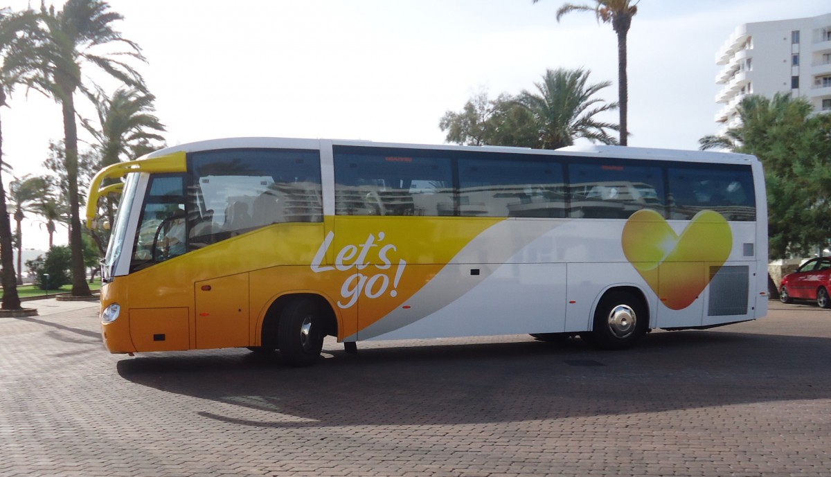 Scania Irizar, Let's Go, Cala Millor (Majorque), octobre 2014