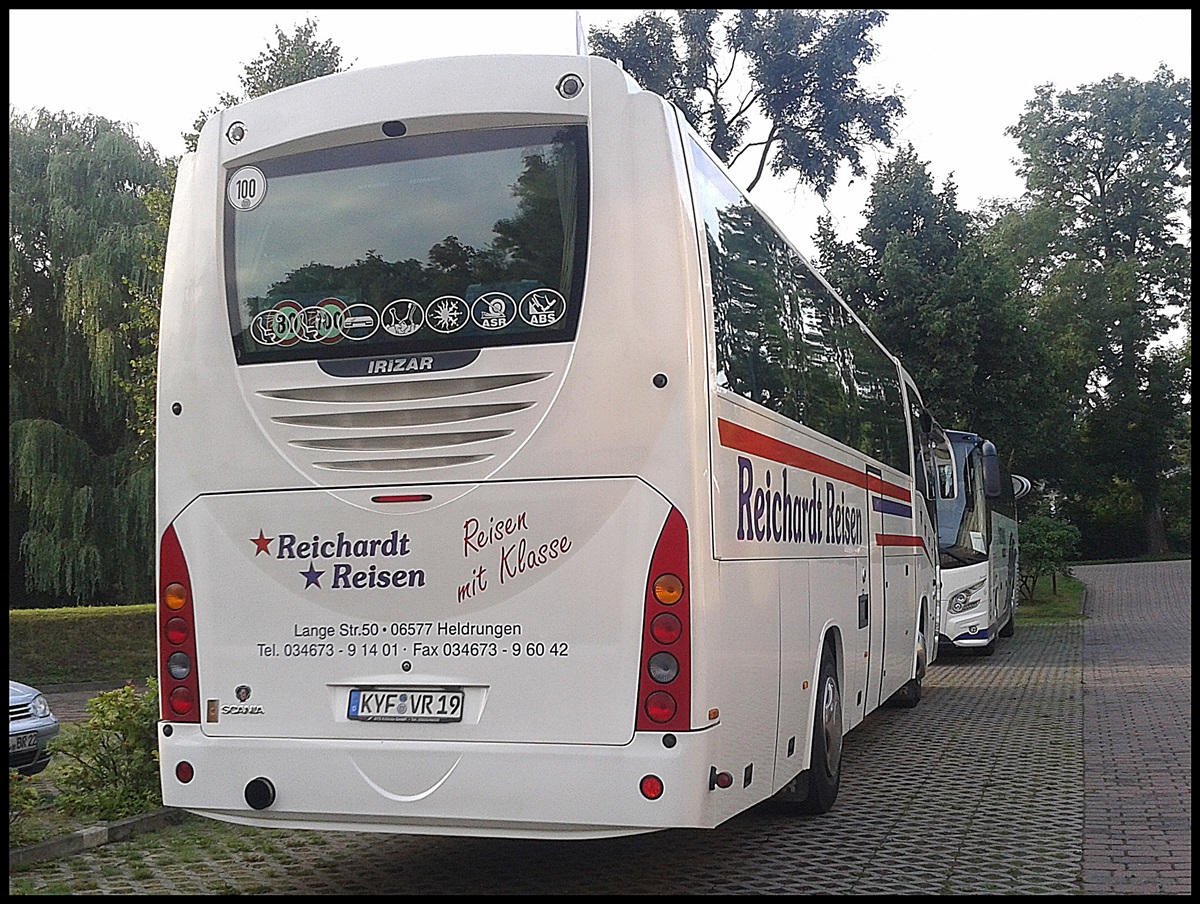 Scania Irizar von Reichardt-Reisen aus Deutschland in Bergen am 16.08.2013