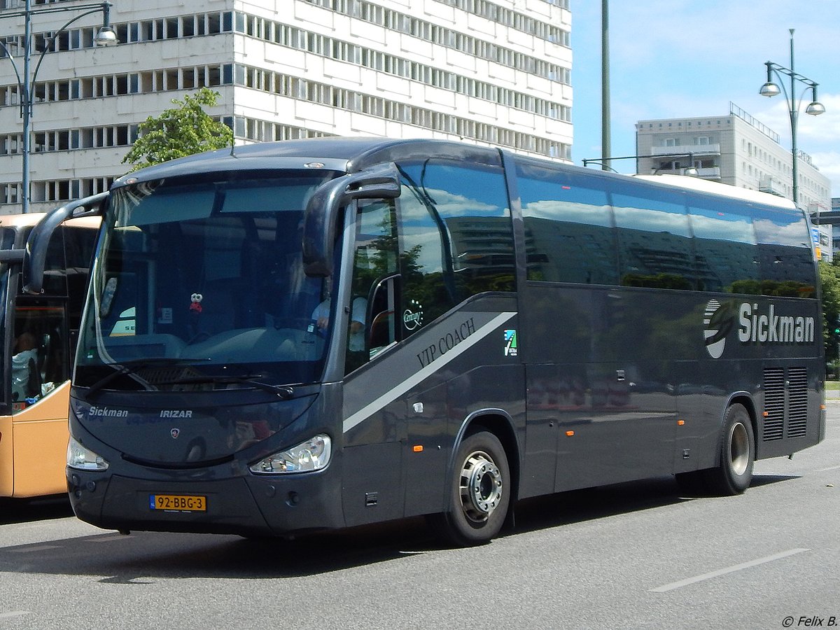 Scania Irizar von Sickman aus den Niederlanden in Berlin am 11.06.2016