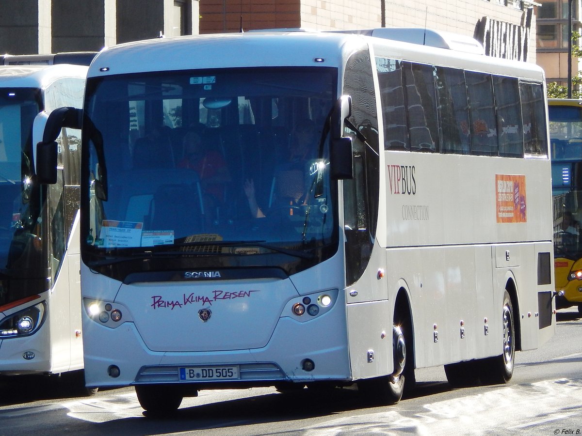 Scania OmniExpress von Prima Klima Reisen aus Deutschland in Berlin am 06.08.2018