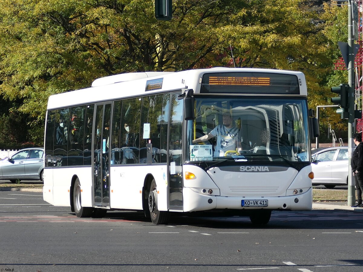 Scania OmniLink Vorführwagen aus Deutschland in Berlin am 10.10.2021