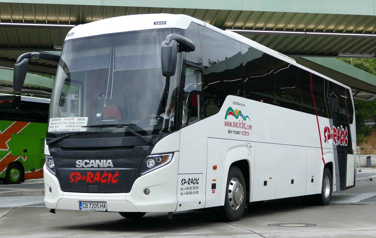 Scania touring, ''Racic.bg._Eurobus'' Berlin, im Juni 2020.